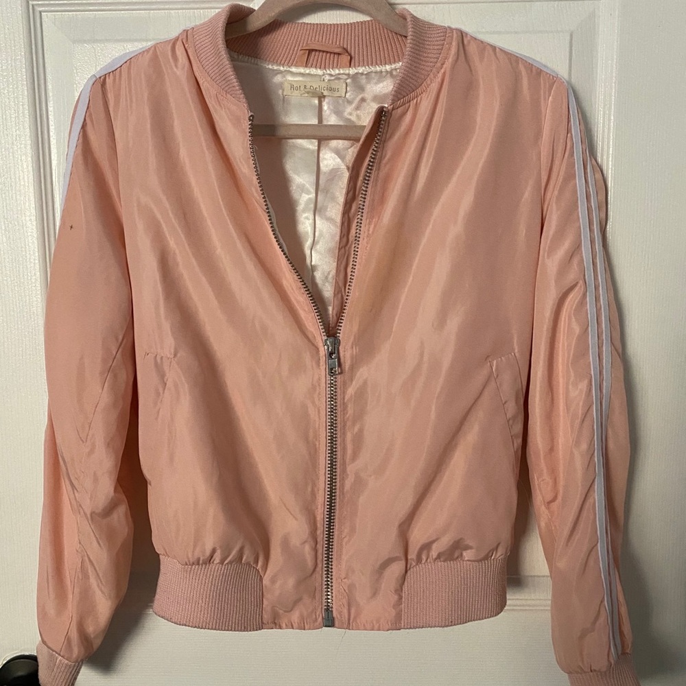 Pink windbreaker